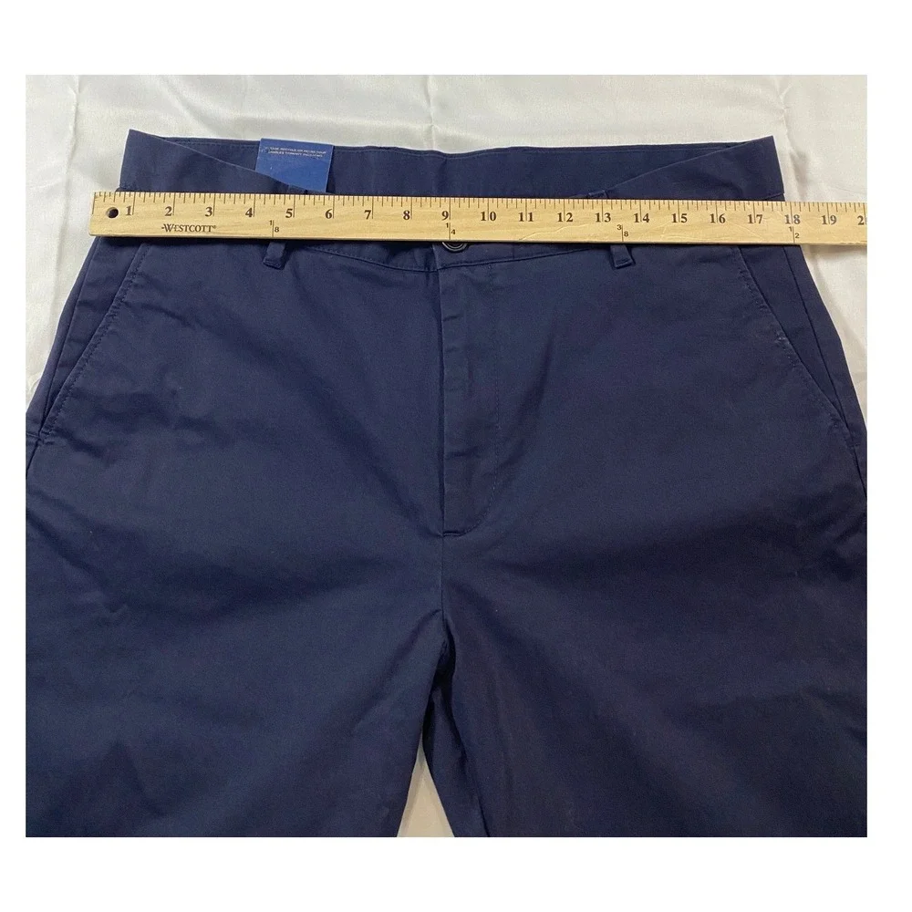 Charles Tyrwhitt Mens Navy Slim Fit Lightweight Trouser Pants 36W 30L TRT0409NAV - Picture 8 of 11